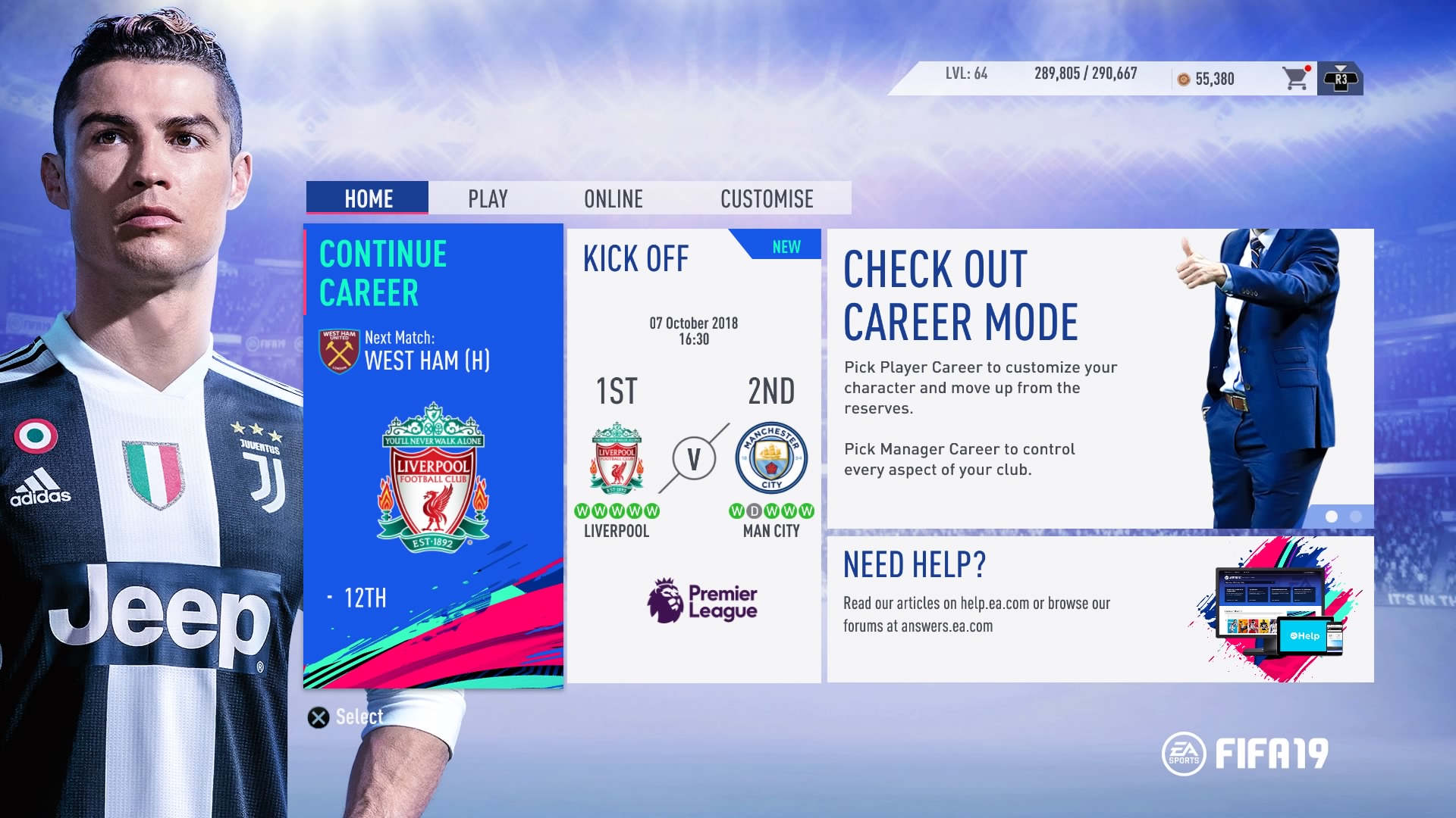 FIFA 19's Unexpected Menu Problems