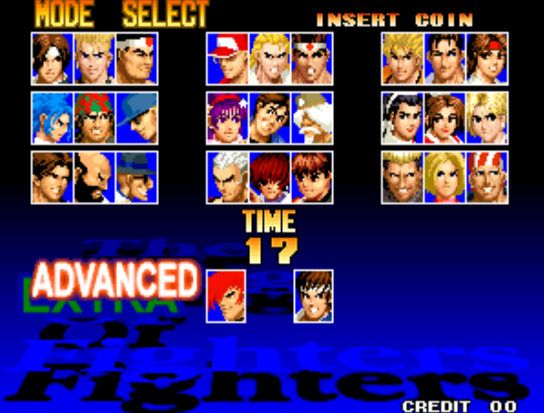 How to play king of fighters 97 with Strong keys and different modes (Part  1) #kingoffighters97 