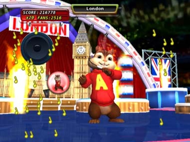 alvin and the chipmunks the squeakquel wii