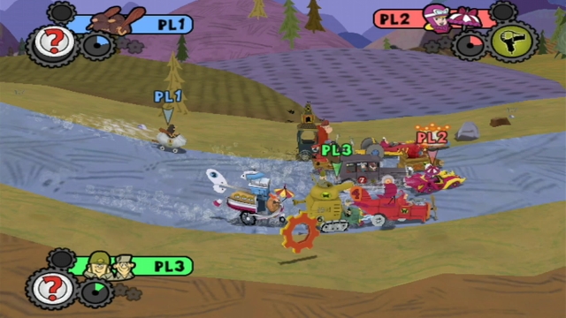 wacky races crash and dash wii