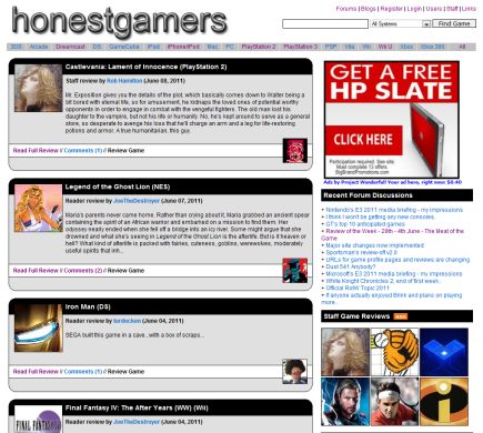 Site snapshot - June, 2011