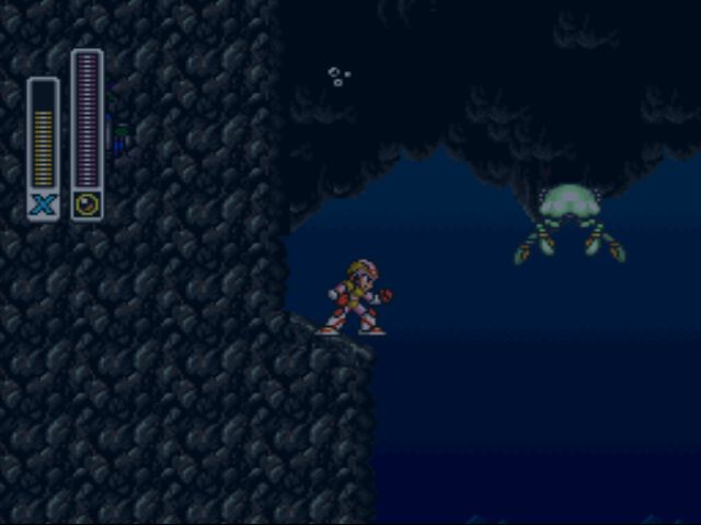Mega Man X2 screenshot - Bubble Crab