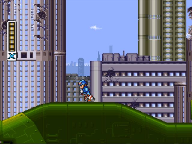 Mega Man X2 screenshot - Wheel Gator
