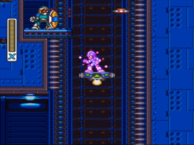 Mega Man X2 screenshot - Wheel Gator