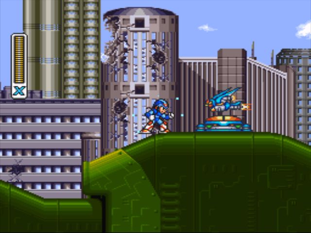 Mega Man X2 screenshot - Wheel Gator