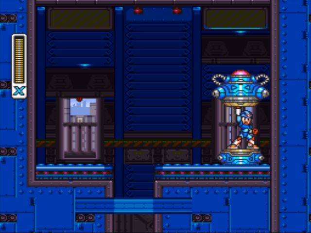 Mega Man X2 screenshot - Wheel Gator