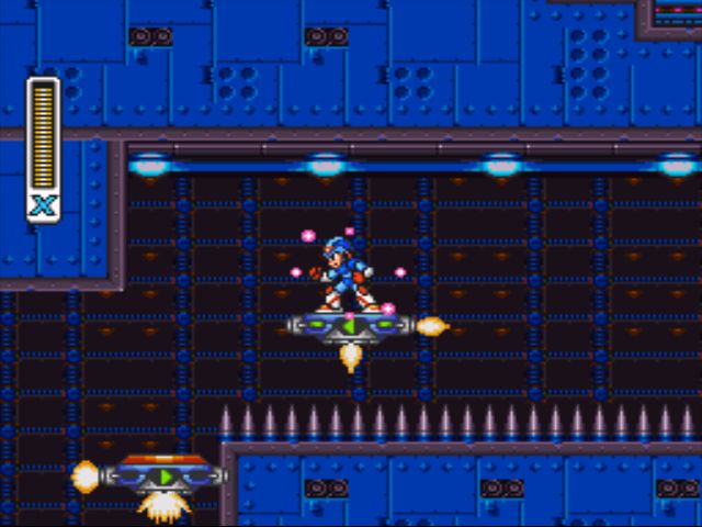 Mega Man X2 screenshot - Wheel Gator