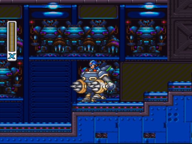 Mega Man X2 screenshot - Wheel Gator