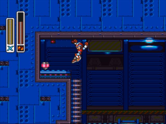 Mega Man X2 screenshot - Wheel Gator