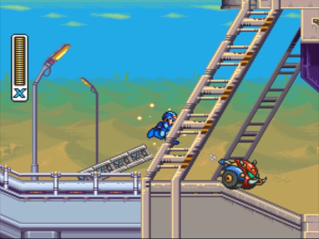 Mega Man X2 screenshot - Overdrive Ostrich