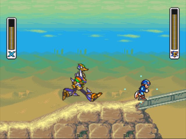 Mega Man X2 screenshot - Overdrive Ostrich
