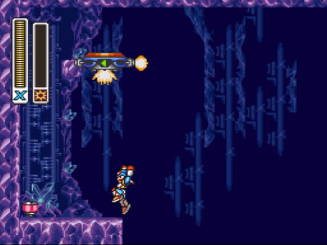Mega Man X2 screenshot - Crystal Snail