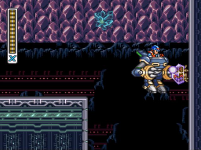 Mega Man X2 screenshot - Crystal Snail
