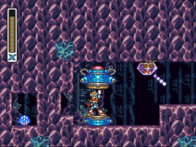 Mega Man X2 screenshot - Crystal Snail