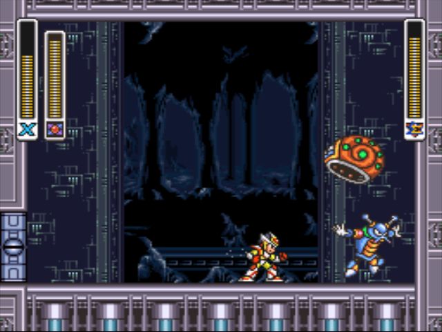 Mega Man X2 screenshot - Crystal Snail