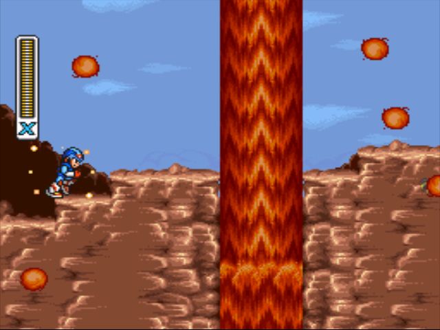 Mega Man X2 screenshot - Flame Stag
