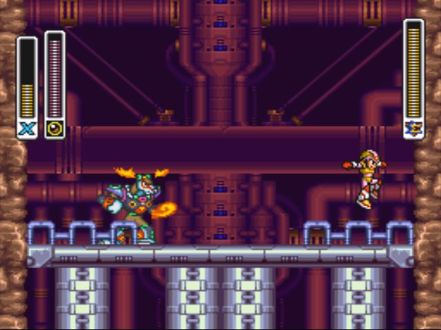 Mega Man X2 screenshot - Flame Stag