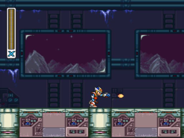 Mega Man X2 screenshot - X-Hunter Stage 1