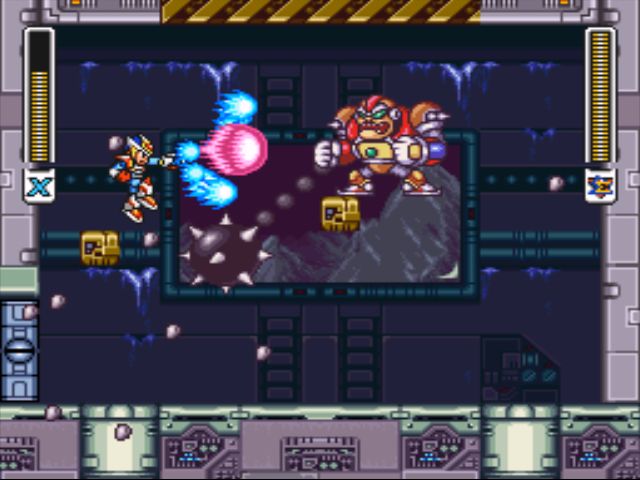 Mega Man X2 screenshot - X-Hunter Stage 1