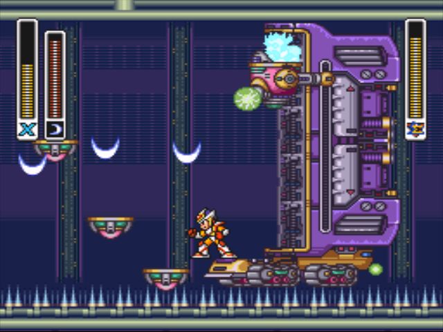 Mega Man X2 screenshot - X-Hunter Stage 2