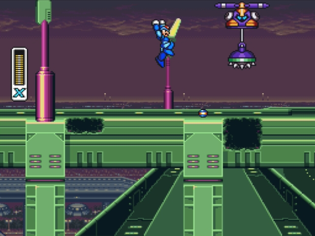 Mega Man X screenshot - Central Highway
