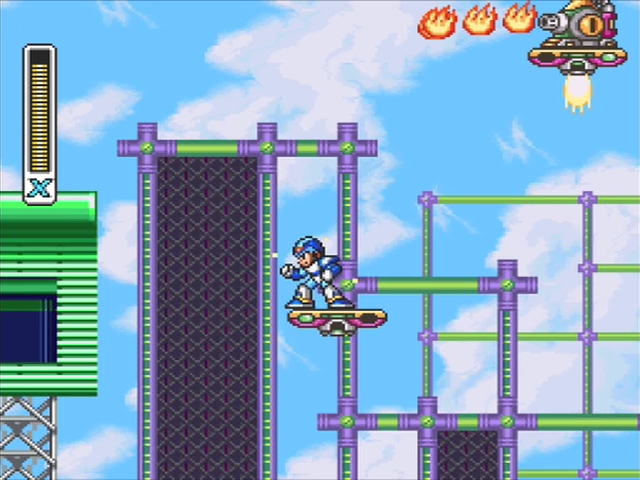 Mega Man X screenshot - Storm Eagle