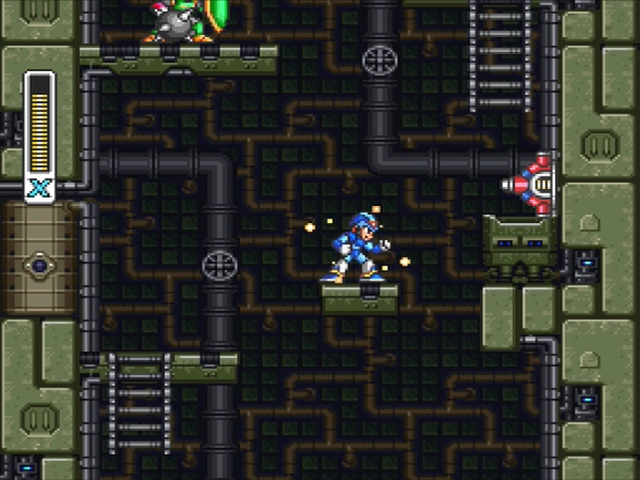 Mega Man X screenshot - Boomer Kuwanger