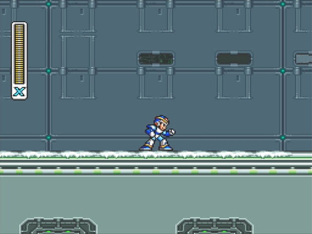 Mega Man X screenshot - Flame Mammoth