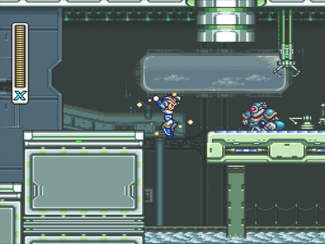 Mega Man X screenshot - Flame Mammoth