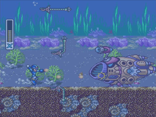 Mega Man X screenshot - Launch Octopus