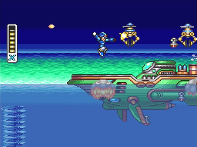 Mega Man X screenshot - Launch Octopus