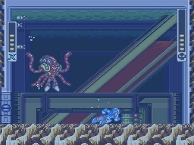Mega Man X screenshot - Launch Octopus