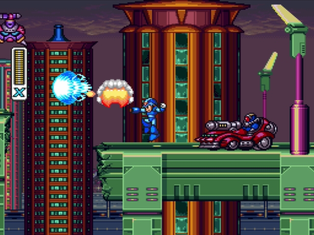Mega Man X screenshot - Central Highway