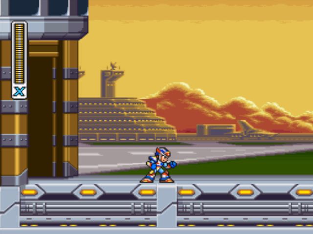 Mega Man X3 screenshot - Gravity Beetle