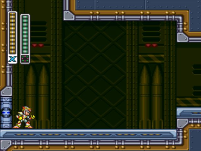 Mega Man X3 screenshot - Gravity Beetle