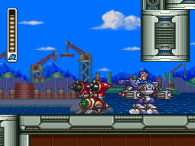 Mega Man X3 screenshot - Crush Crawfish