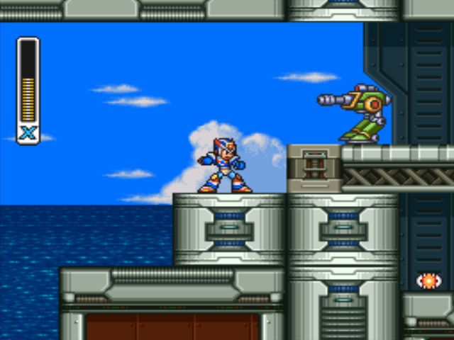 Mega Man X3 screenshot - Crush Crawfish