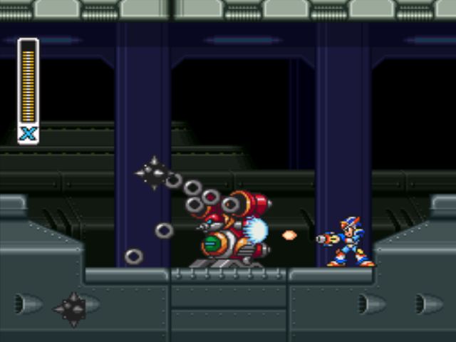 Mega Man X3 screenshot - Crush Crawfish