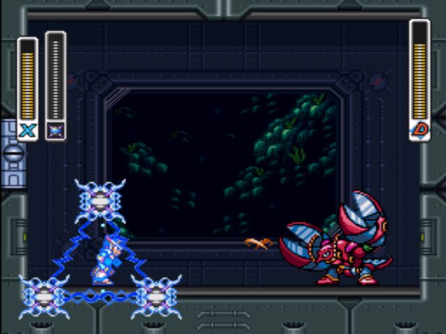 Mega Man X3 screenshot - Crush Crawfish