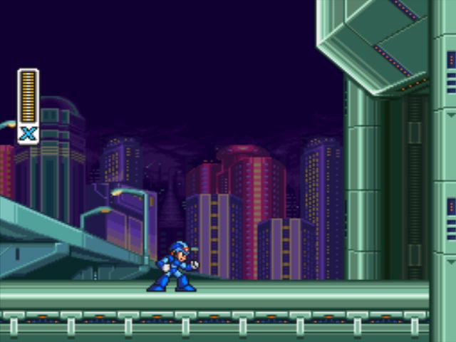 Mega Man X3 screenshot - Intro Stage