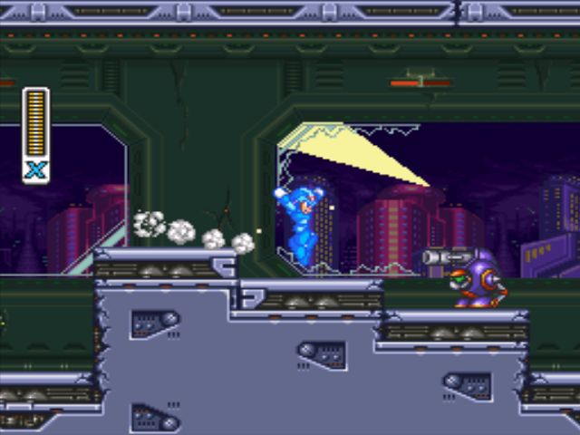 Mega Man X3 screenshot - Intro Stage