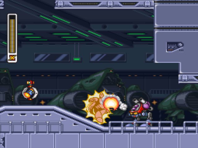 Mega Man X3 screenshot - Intro Stage