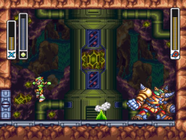 Mega Man X3 screenshot - Tunnel Rhino