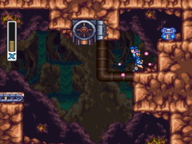 Mega Man X3 screenshot - Tunnel Rhino