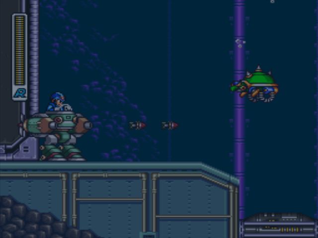 Mega Man X3 screenshot - Toxic Seahorse