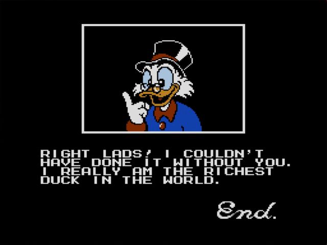 Duck Tales screenshot - Conclusion