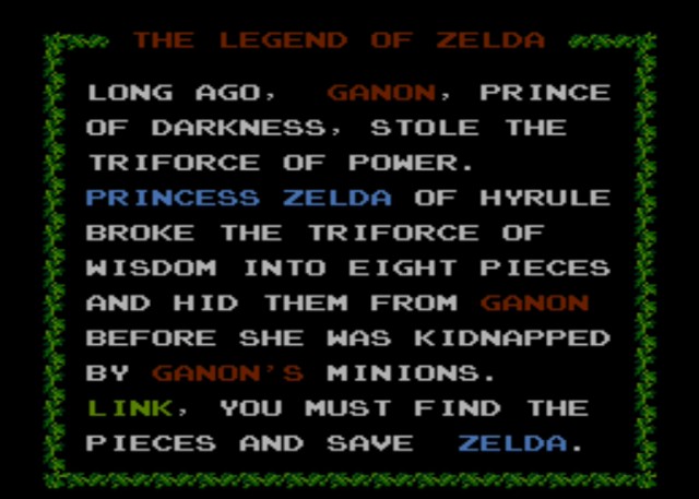 The Legend of Zelda screenshot - Basics