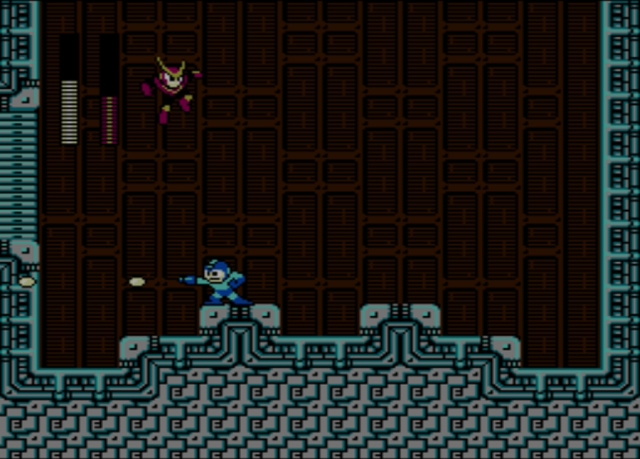 Mega Man 2 screenshot - Quick Man