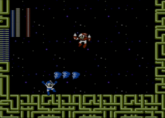 Mega Man 2 screenshot - Crash Man