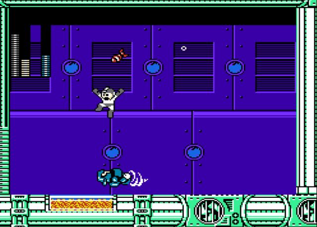 Mega Man 4 screenshot - Dive Man